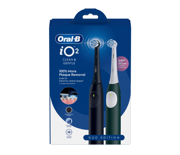 Oral-B Szczoteczka magnetyczna ORAL-B iO Series 2 Duo Night Black/F - 1519317 - zdjęcie 2
